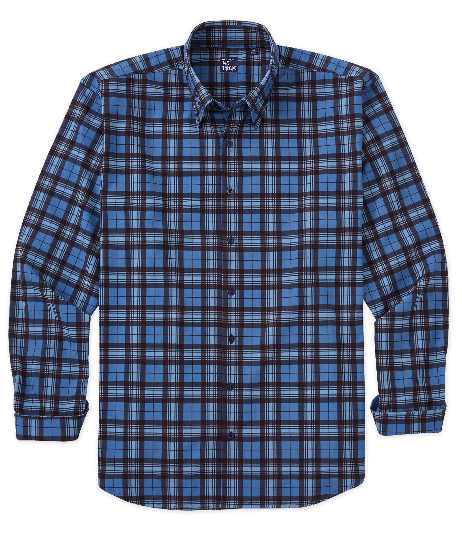 Plus Size 4XL-M Luxury Print Long Sleeve Plaid Shirt For Men