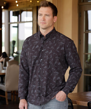 Westport No Tuck Long Sleeve Performance Stretch Sport Shirt