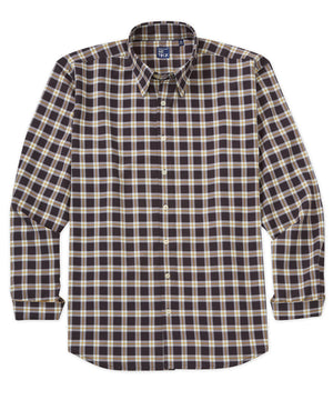 Westport No-Tuck Long Sleeve Plaid Performance Stretch Sport Shirt