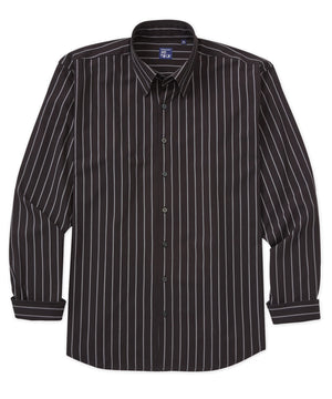 Westport No-Tuck Long Sleeve Big Stripe Performance Sport Shirt