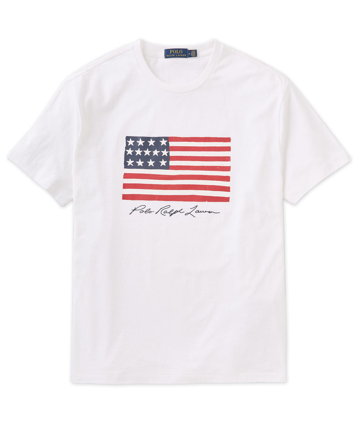 T-shirt Polo Ralph Lauren a maniche corte con bandiera americana, Men's Big & Tall