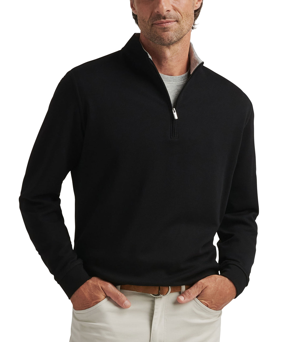 Peter Millar Crown Comfort Quarter-Zip Pullover, Men's Big & Tall