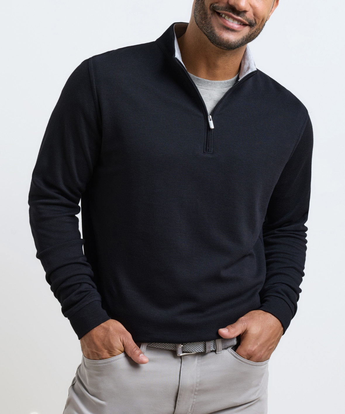 Peter Millar Crown Comfort Quarter-Zip Pullover, Men's Big & Tall