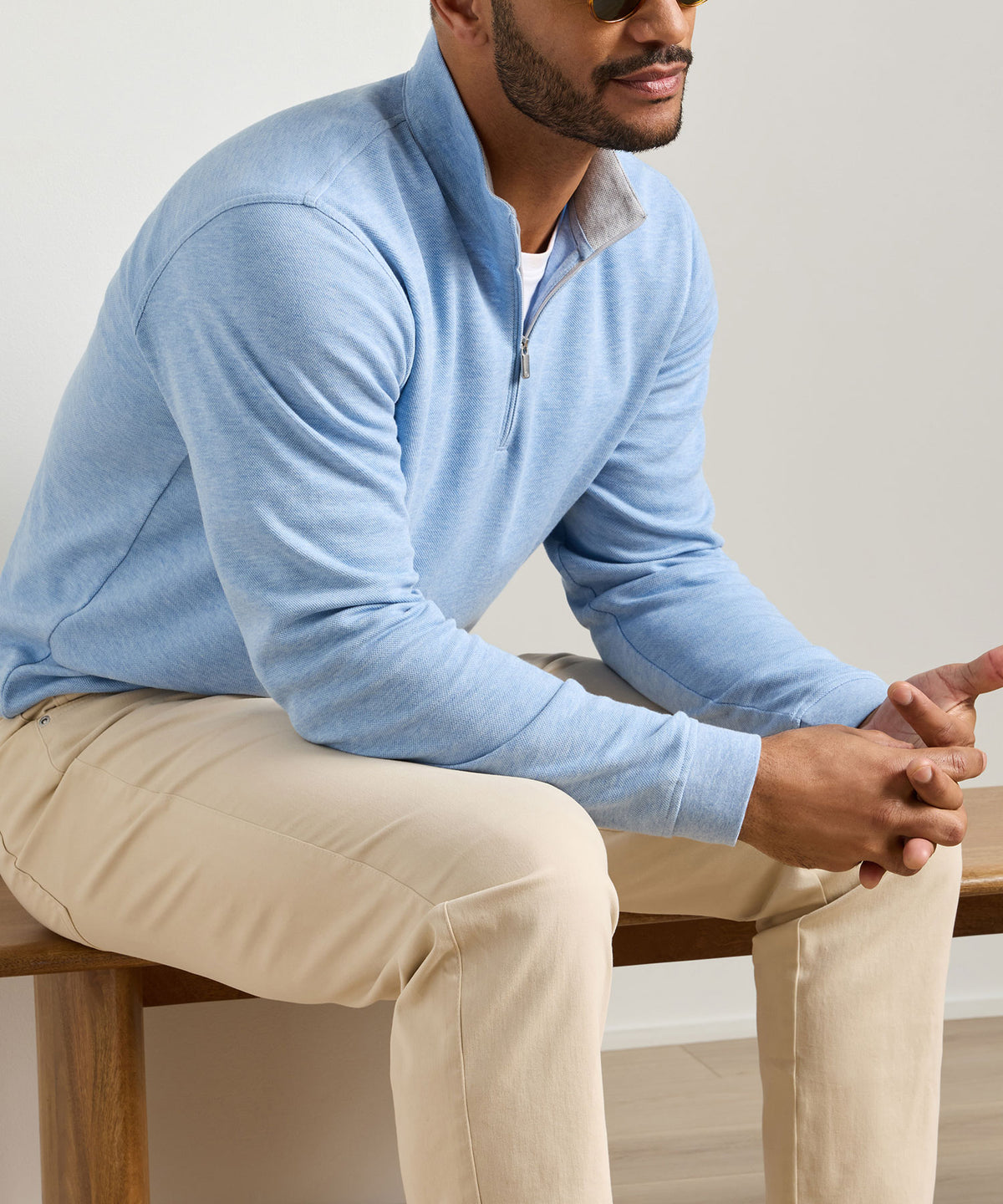 Peter Millar Crown Comfort Quarter-Zip Pullover, Men's Big & Tall