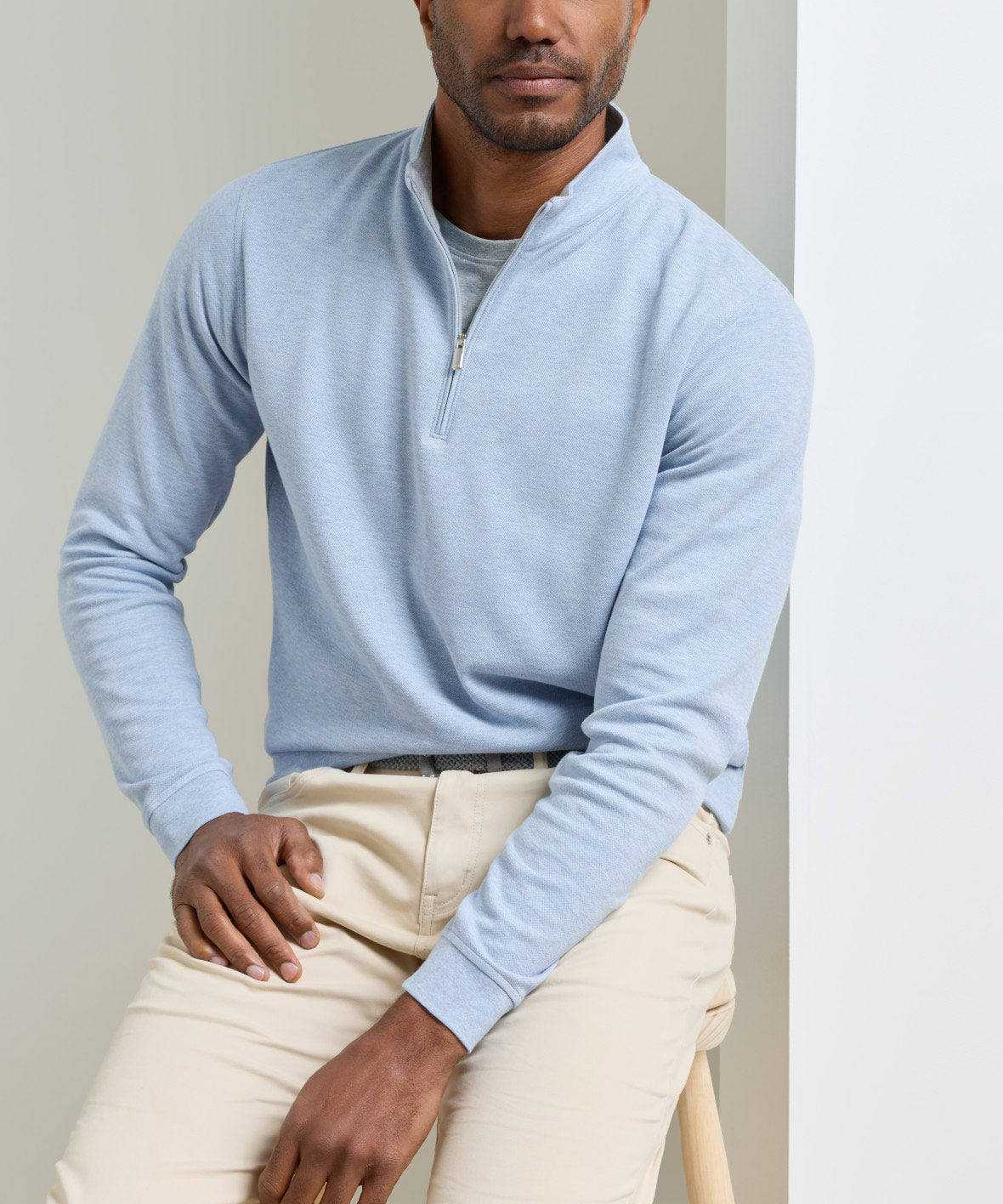 Peter Millar Crown Comfort Quarter-Zip Pullover, Men's Big & Tall