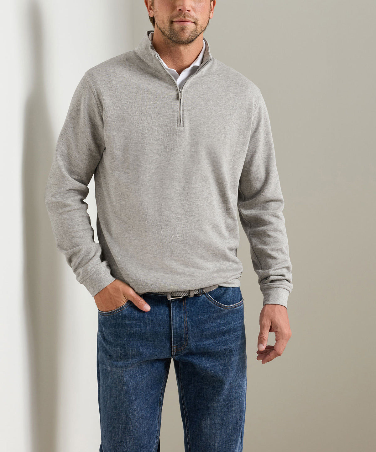 Peter Millar Crown Comfort Quarter-Zip Pullover, Men's Big & Tall