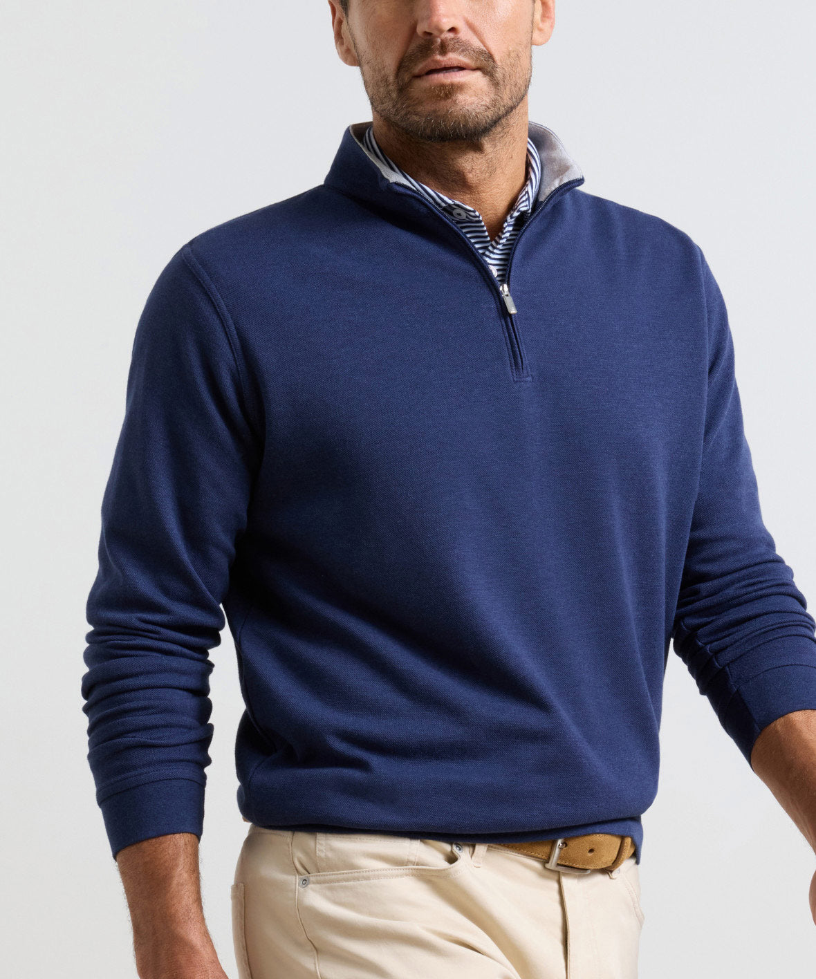 Peter Millar Crown Comfort Quarter-Zip Pullover, Men's Big & Tall