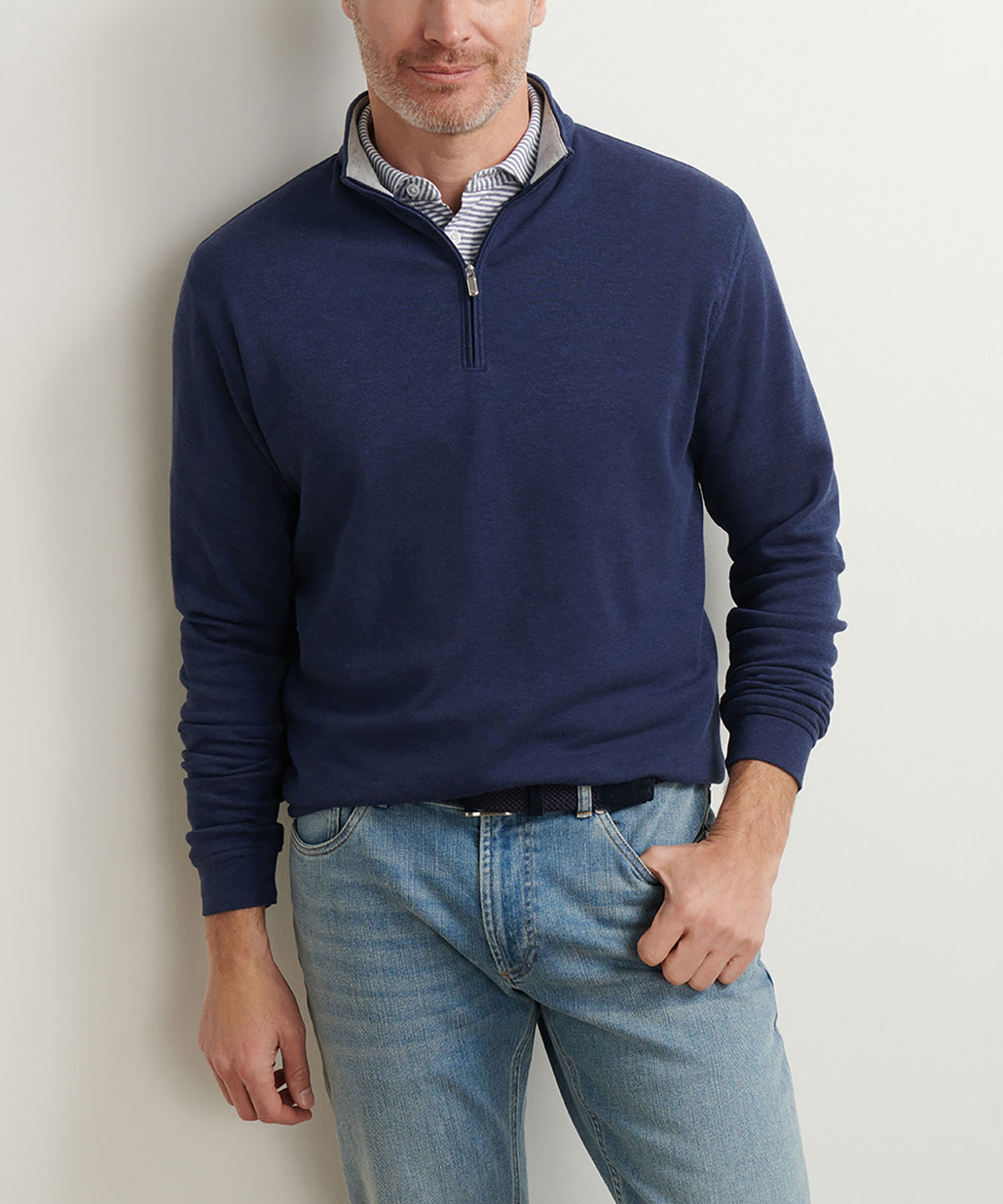 Peter Millar Crown Comfort Quarter-Zip Pullover, Men's Big & Tall