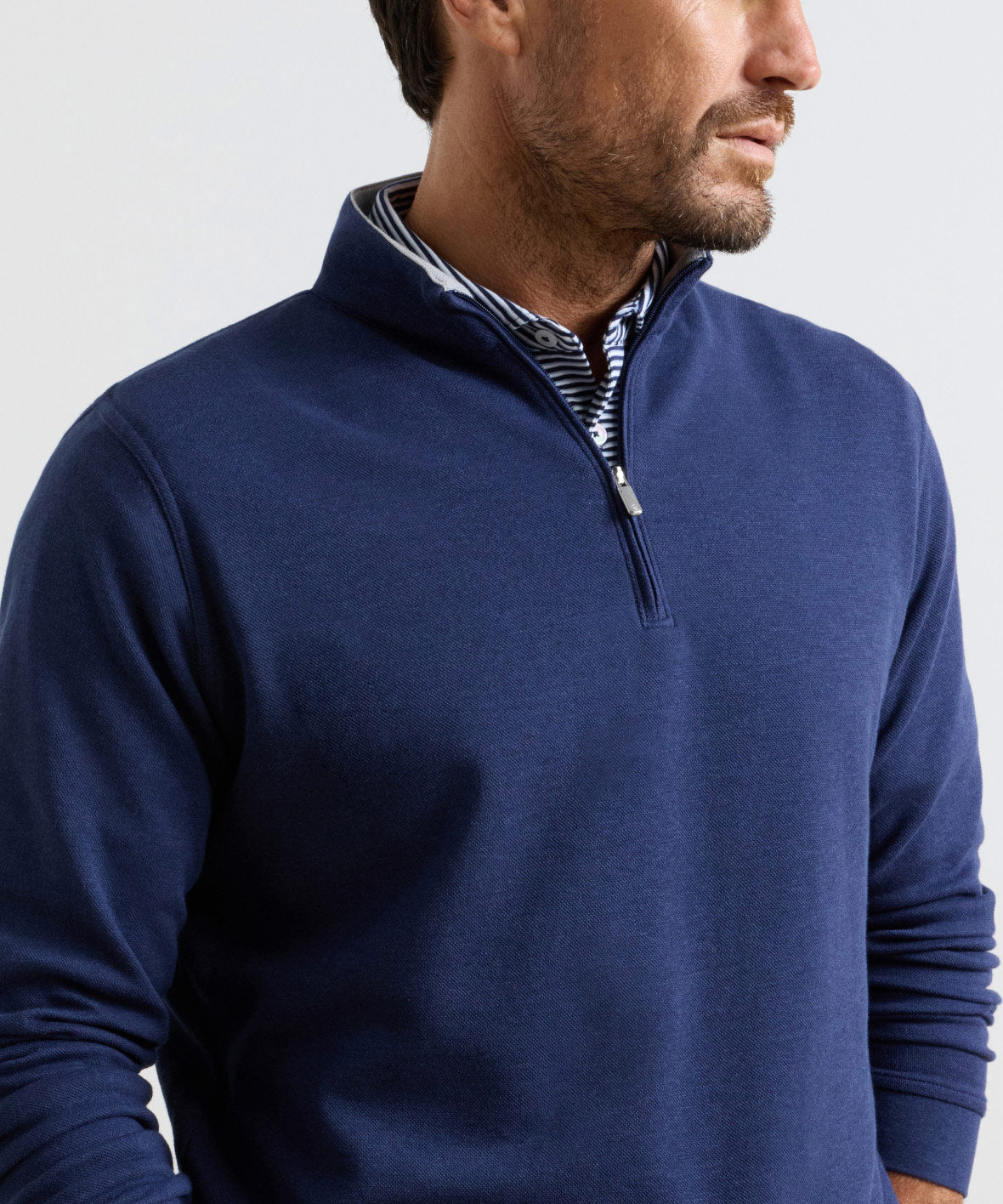 Peter Millar Crown Comfort Quarter-Zip Pullover, Men's Big & Tall