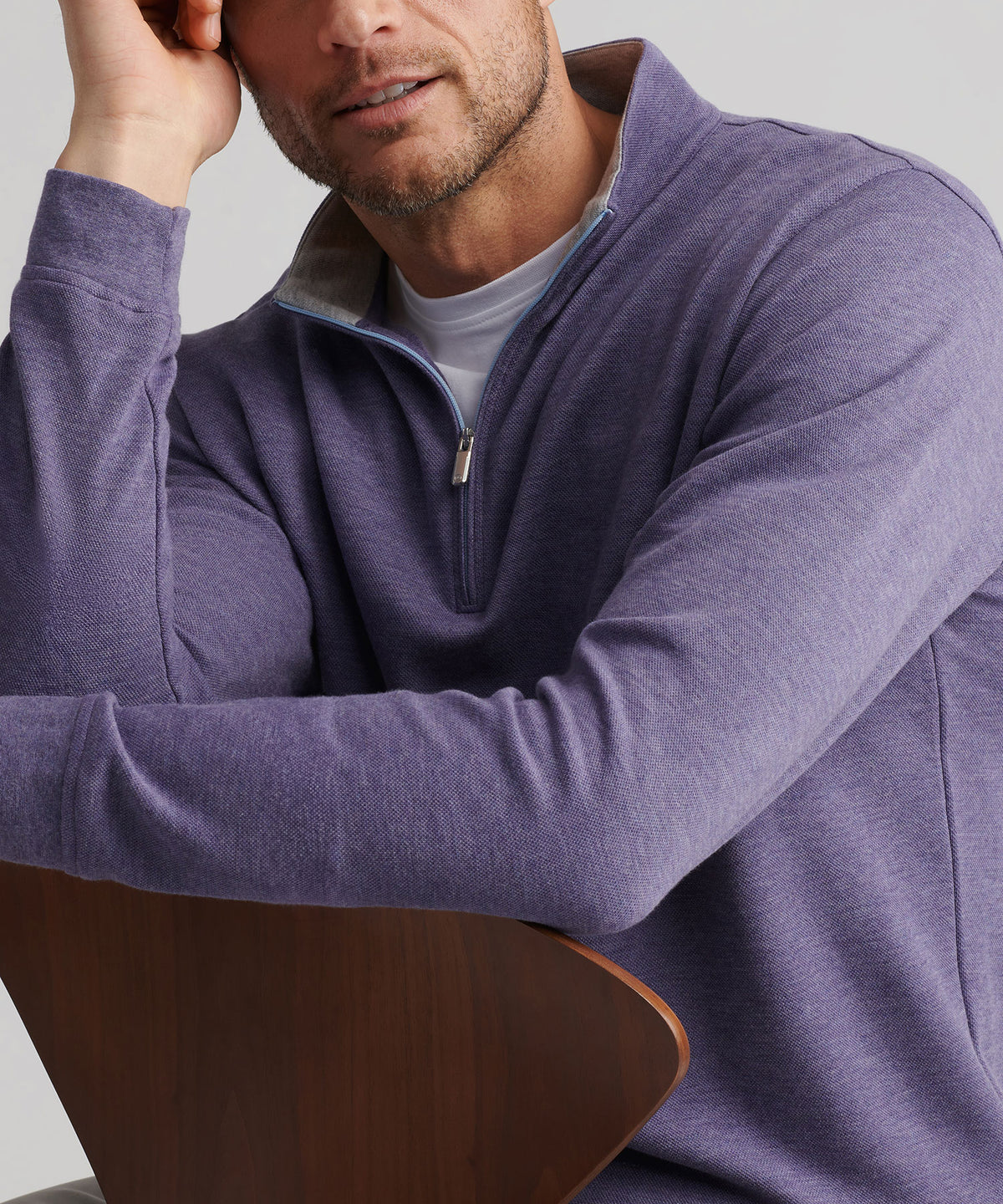 Peter Millar Crown Comfort Quarter-Zip Pullover, Men's Big & Tall
