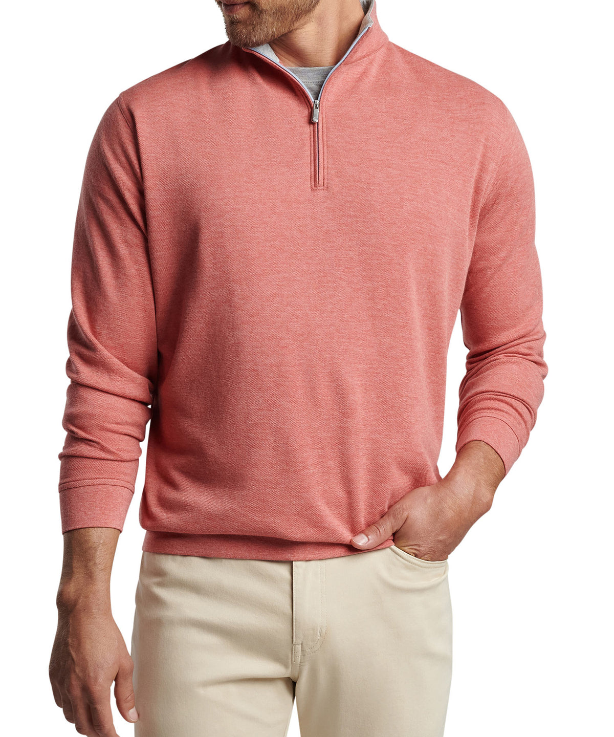 Peter Millar Crown Comfort Quarter-Zip Pullover, Men's Big & Tall