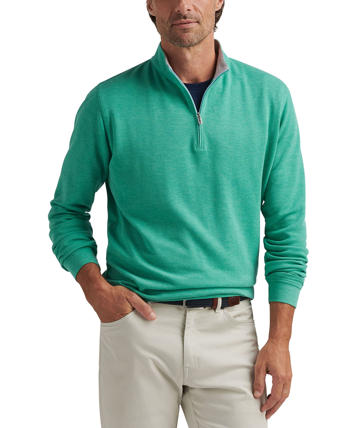 Peter Millar Crown Comfort Quarter-Zip Pullover, Men's Big & Tall