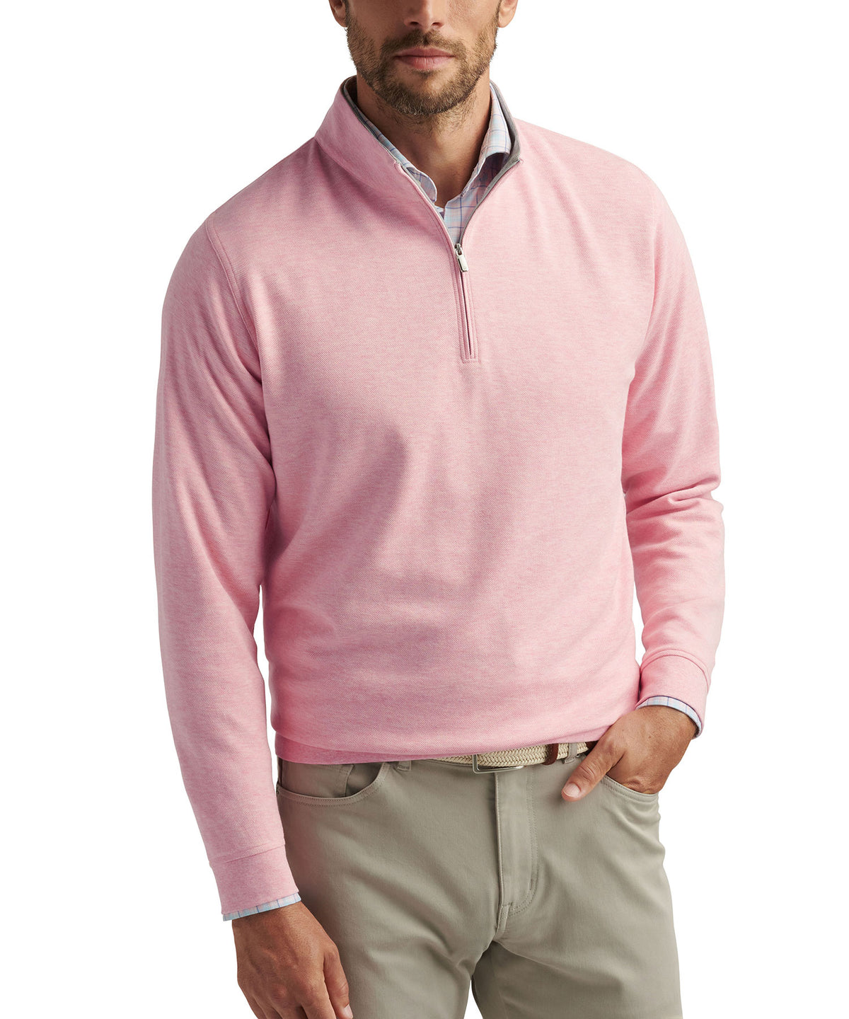 Peter Millar Crown Comfort Quarter-Zip Pullover, Men's Big & Tall