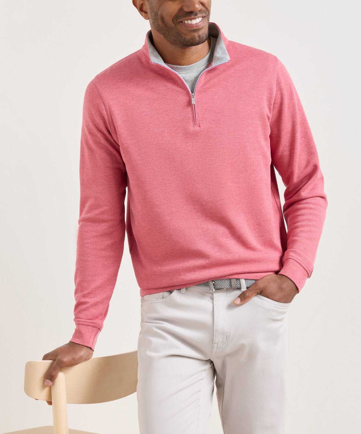 Peter Millar Crown Comfort Quarter-Zip Pullover, Men's Big & Tall