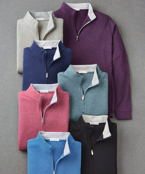 Peter Millar Crown Comfort Quarter-Zip Pullover