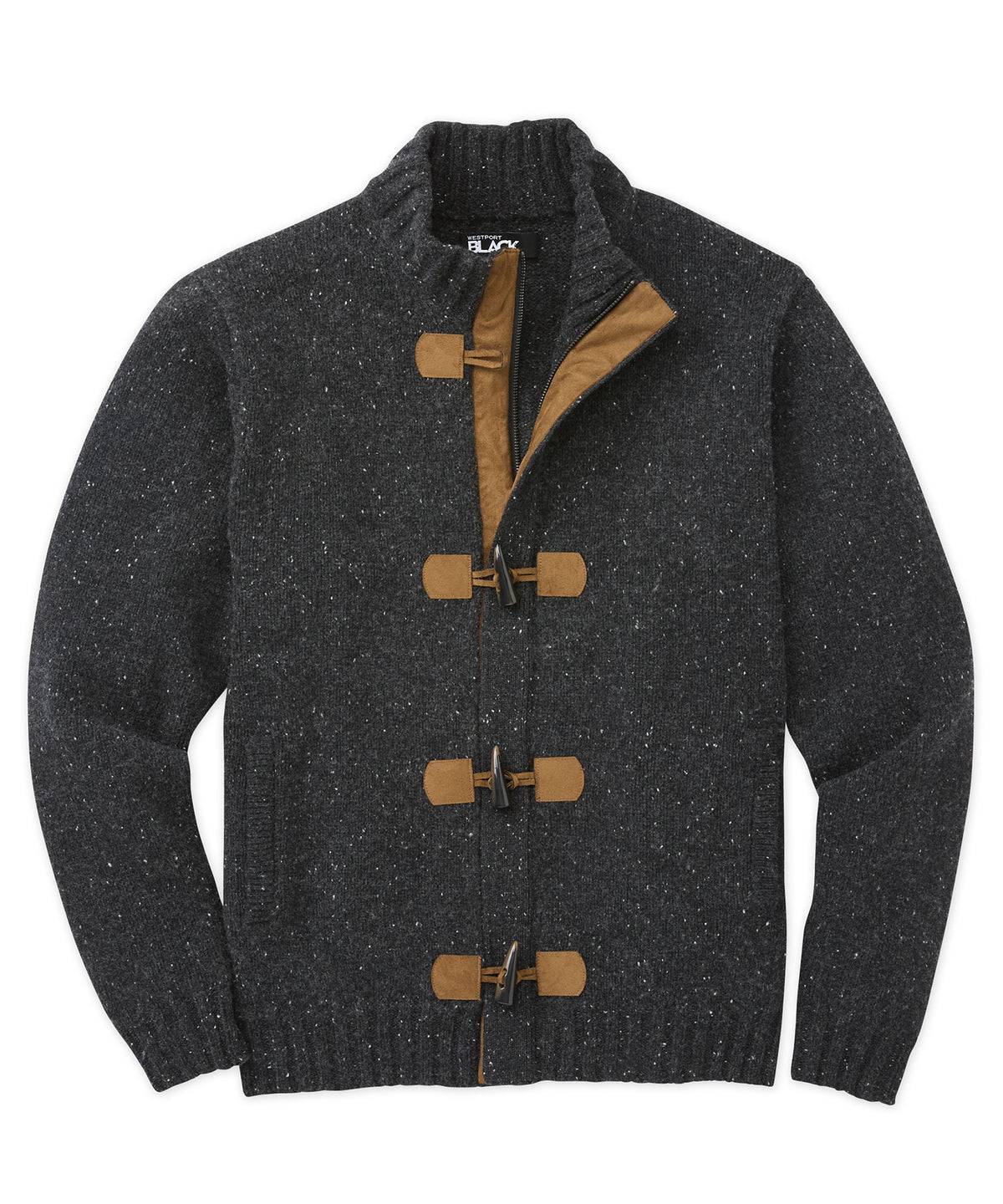 Westport Black Nordic Toggle Sweater