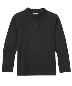 Westport Lifestyle Long-Sleeve Cotton Pique Henley