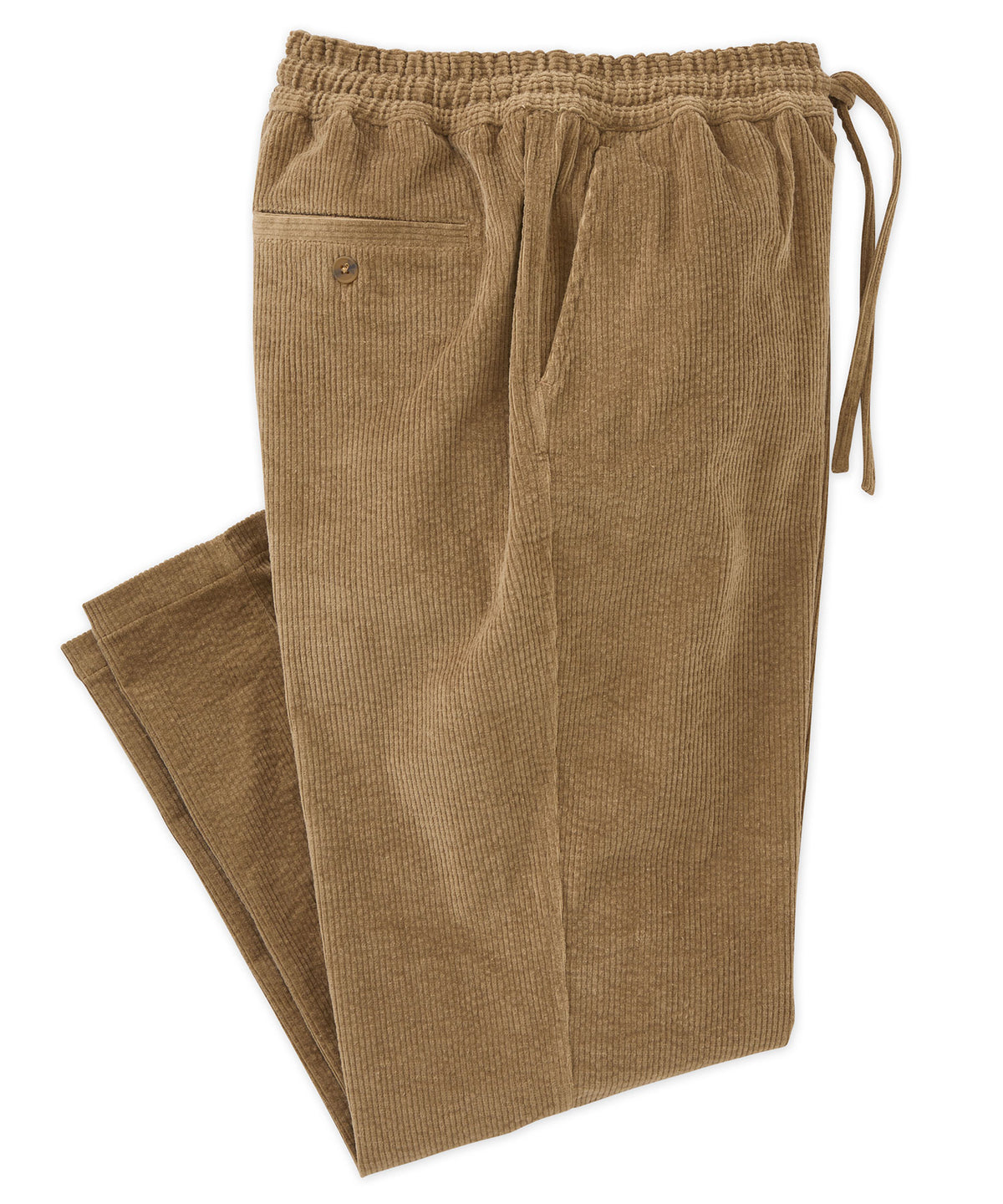 Pantaloni in velluto a coste elasticizzati in vita elastica Westport Lifestyle, Men's Big & Tall
