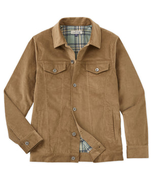 Westport Lifestyle Flannel Lined Corduroy Trucker Jacket