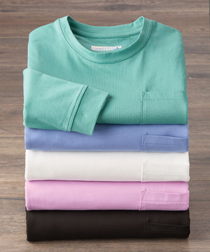 Westport Lifestyle Long Sleeve Stretch Pocket Tee