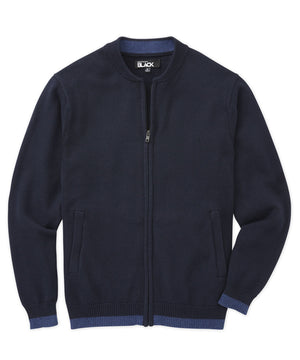 Cardigan con colletto da baseball nero di Westport