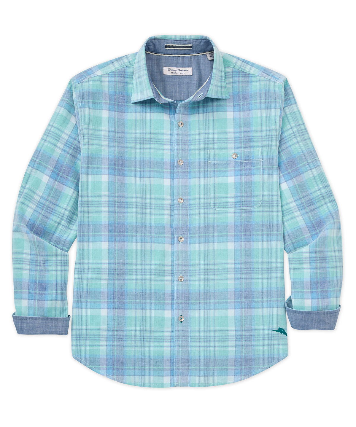 Tommy Bahama Long Sleeve Coastline Cord Check Sport Shirt