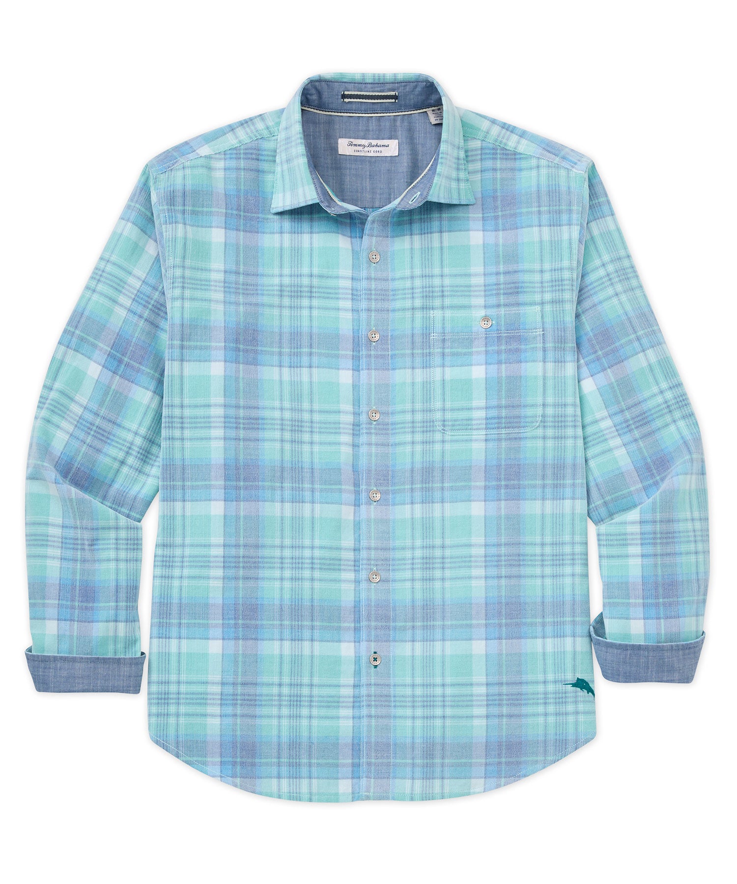 Tommy Bahama Long Sleeve Coastline Cord Check Sport Shirt