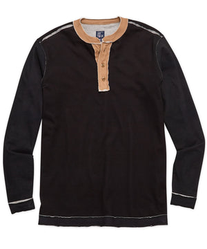 Westport No-Tuck Long Sleeve Rough Edge Henley