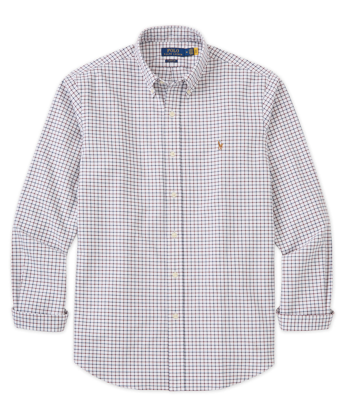 Polo Ralph Lauren Camicia sportiva Oxford a maniche lunghe, Men's Big & Tall