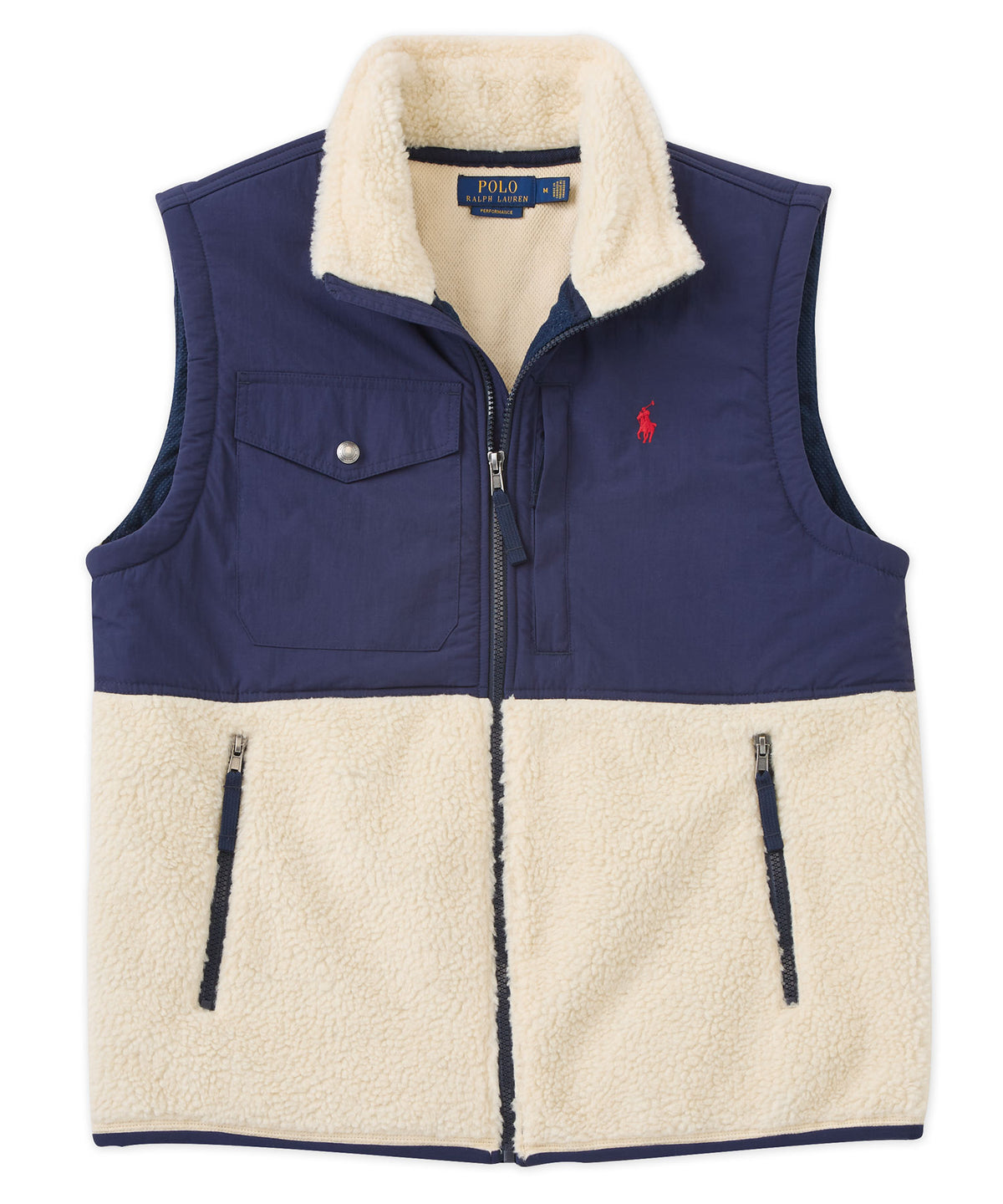 Gilet a pelo alto Polo Ralph Lauren, Men's Big & Tall