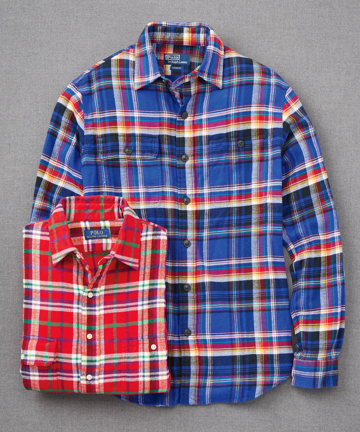 ralph lauren men's flannel shirts