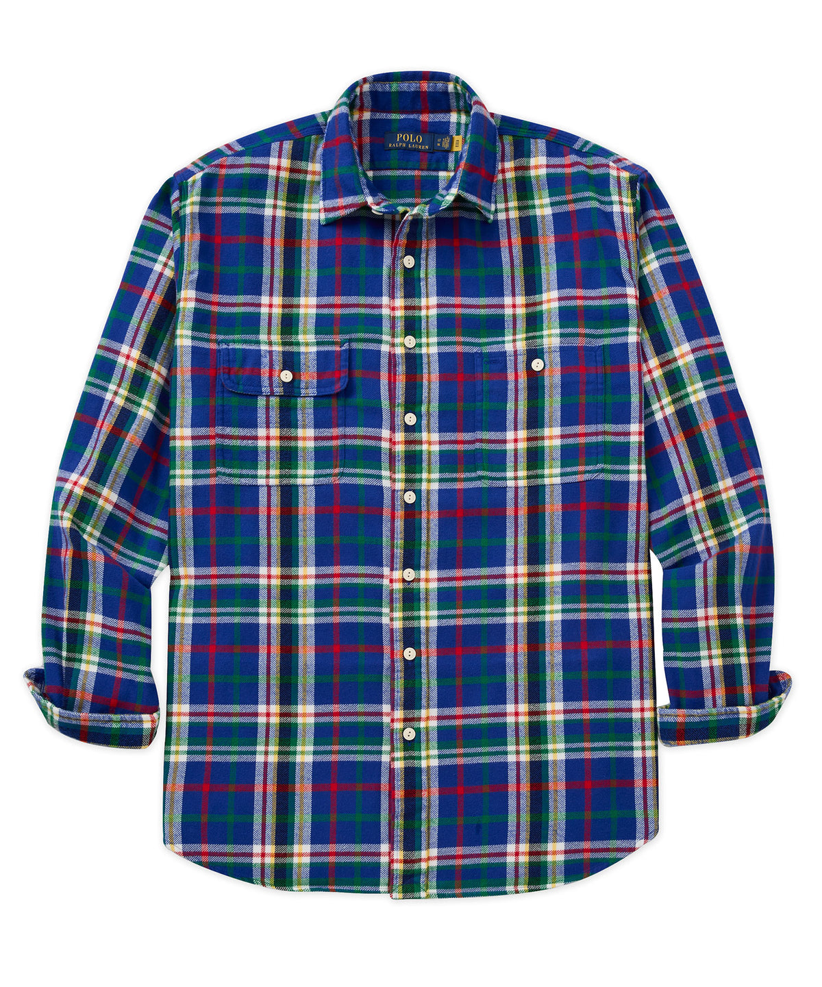 Polo Ralph Lauren Camicia sportiva in flanella a maniche lunghe Westport Big Tall