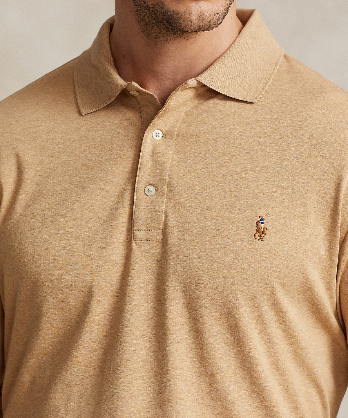 Polo Ralph Lauren Long Sleeve Soft Touch Polo Shirt, Men's Big & Tall