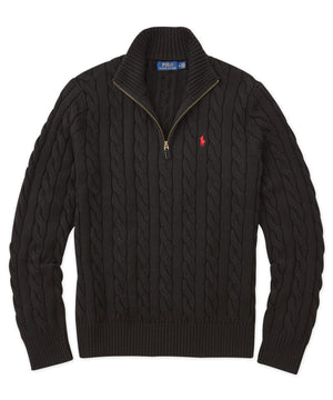 Polo Ralph Lauren Cotton Cable Half-Zip Sweater