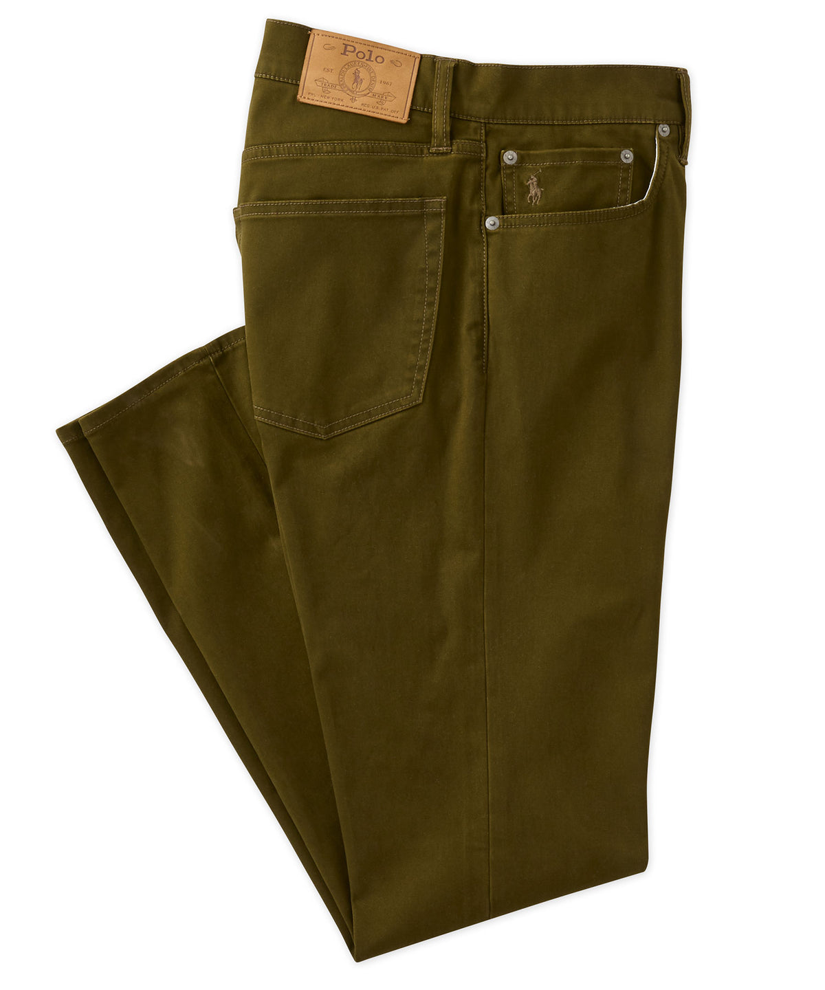Pantaloni 5 tasche elasticizzati Polo Ralph Lauren, Men's Big & Tall