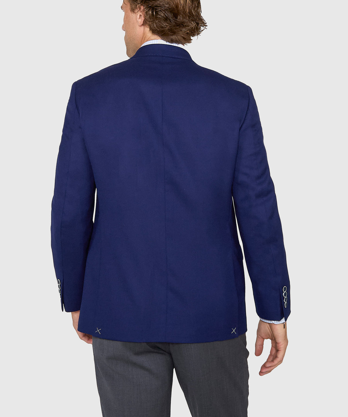 Westport Black Two-Button Reda Wool Blazer, Men's Big & Tall