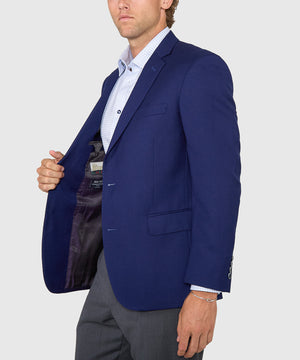 Westport Black Two-Button Reda Wool Blazer