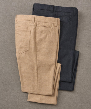 Westport Black Micro Donegal 5-Pocket Pant