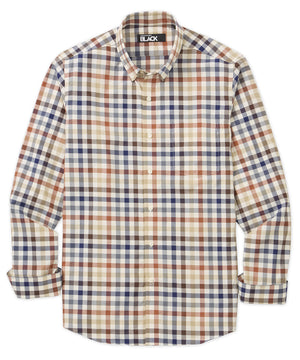 Westport Black Long Sleeve Gingham Sport Shirt