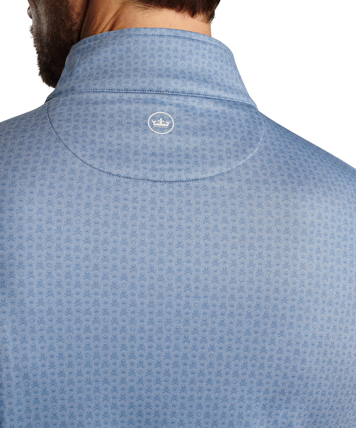 Pullover di Perth con stampa di teschi di Peter Millar, Men's Big & Tall