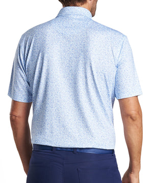 Peter Millar Short Sleeve Dazed and Transfused Print Polo Knit Shirt