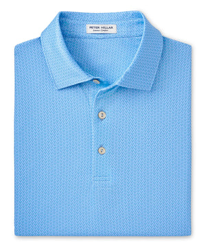 Peter Millar Short Sleeve Neat Print Polo Knit Shirt