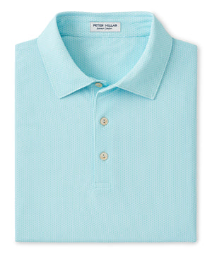 Peter Millar Short Sleeve Vienna Print Polo Knit Shirt