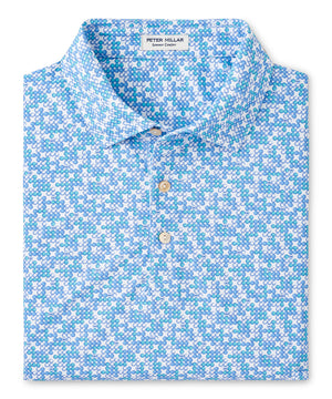 Peter Millar Short Sleeve Game Over Print Polo Knit Shirt