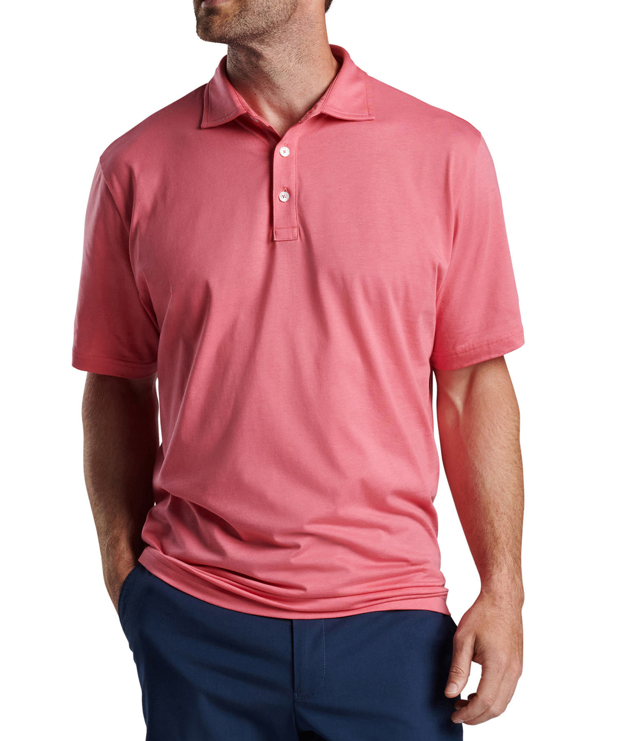 Peter Millar Short Sleeve Pilot Mill Polo Knit Shirt, Men's Big & Tall