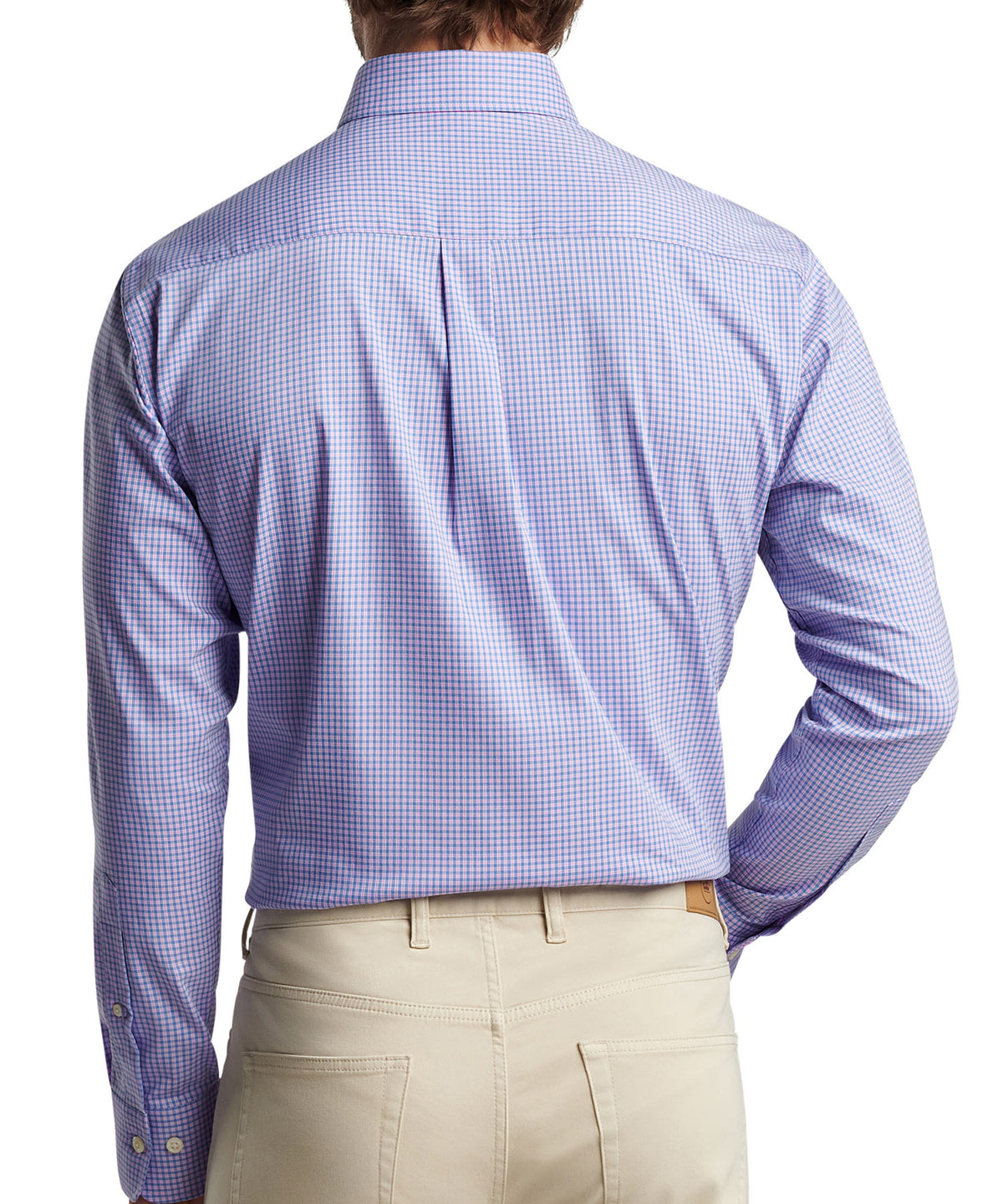 Peter Millar Long Sleeve Winthrop Button-Down Sport Shirt, Men's Big & Tall