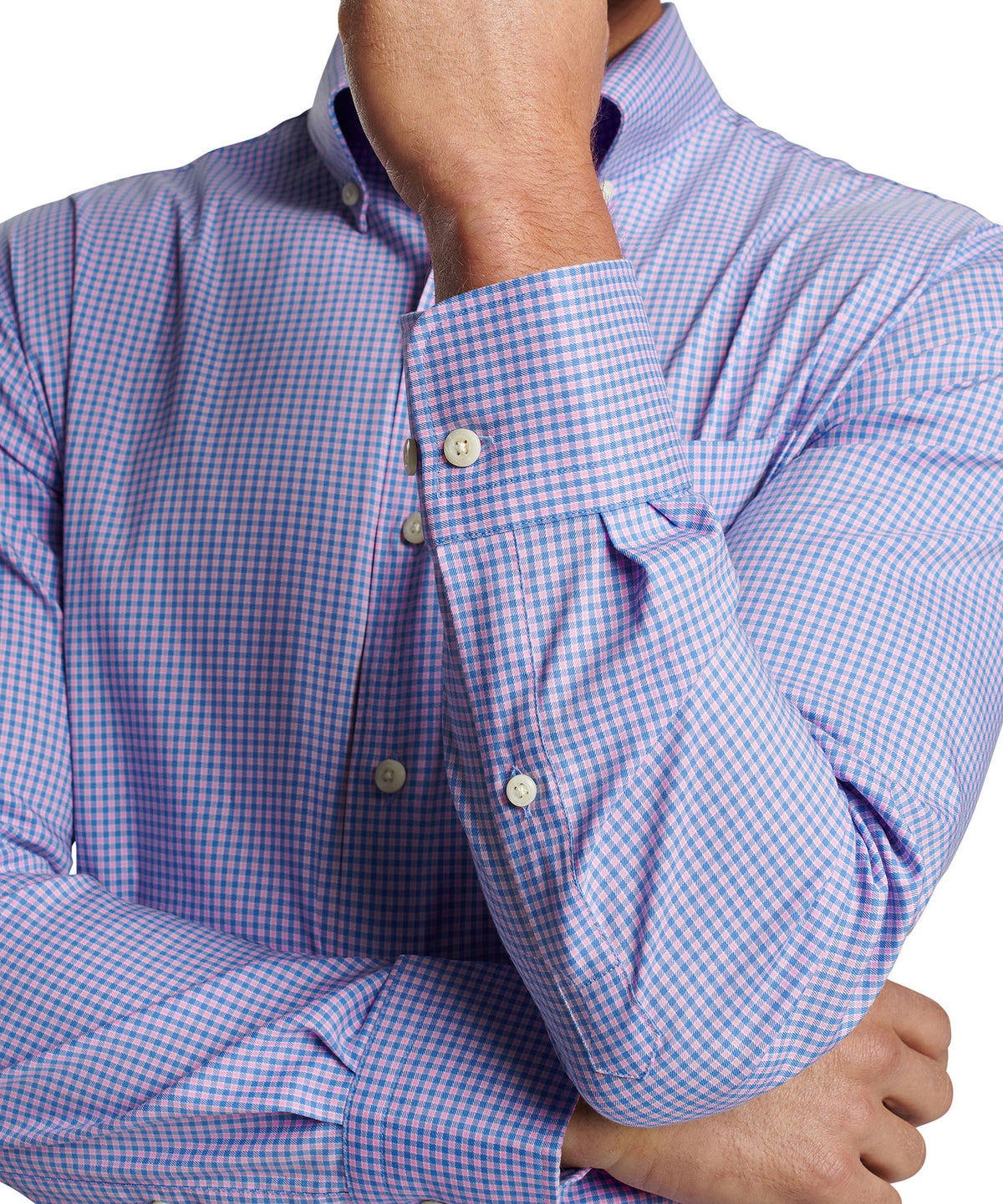 Peter Millar Long Sleeve Winthrop Button-Down Sport Shirt