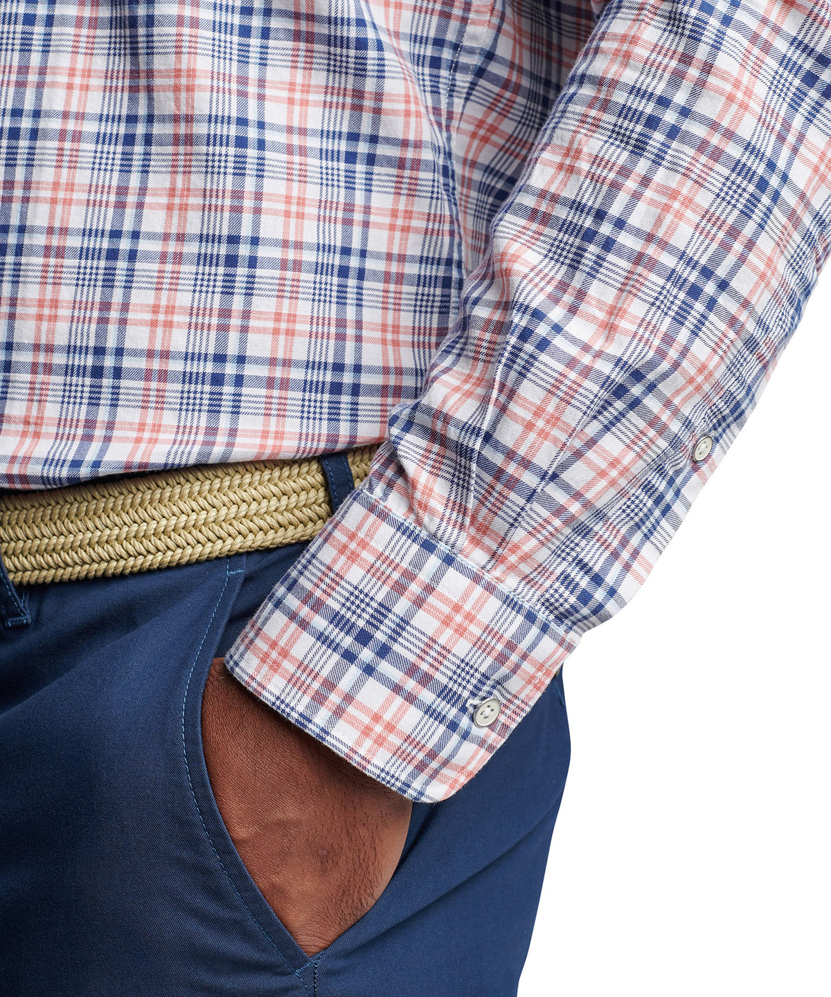 Camicia sportiva Beacon a maniche lunghe di Peter Millar, Men's Big & Tall