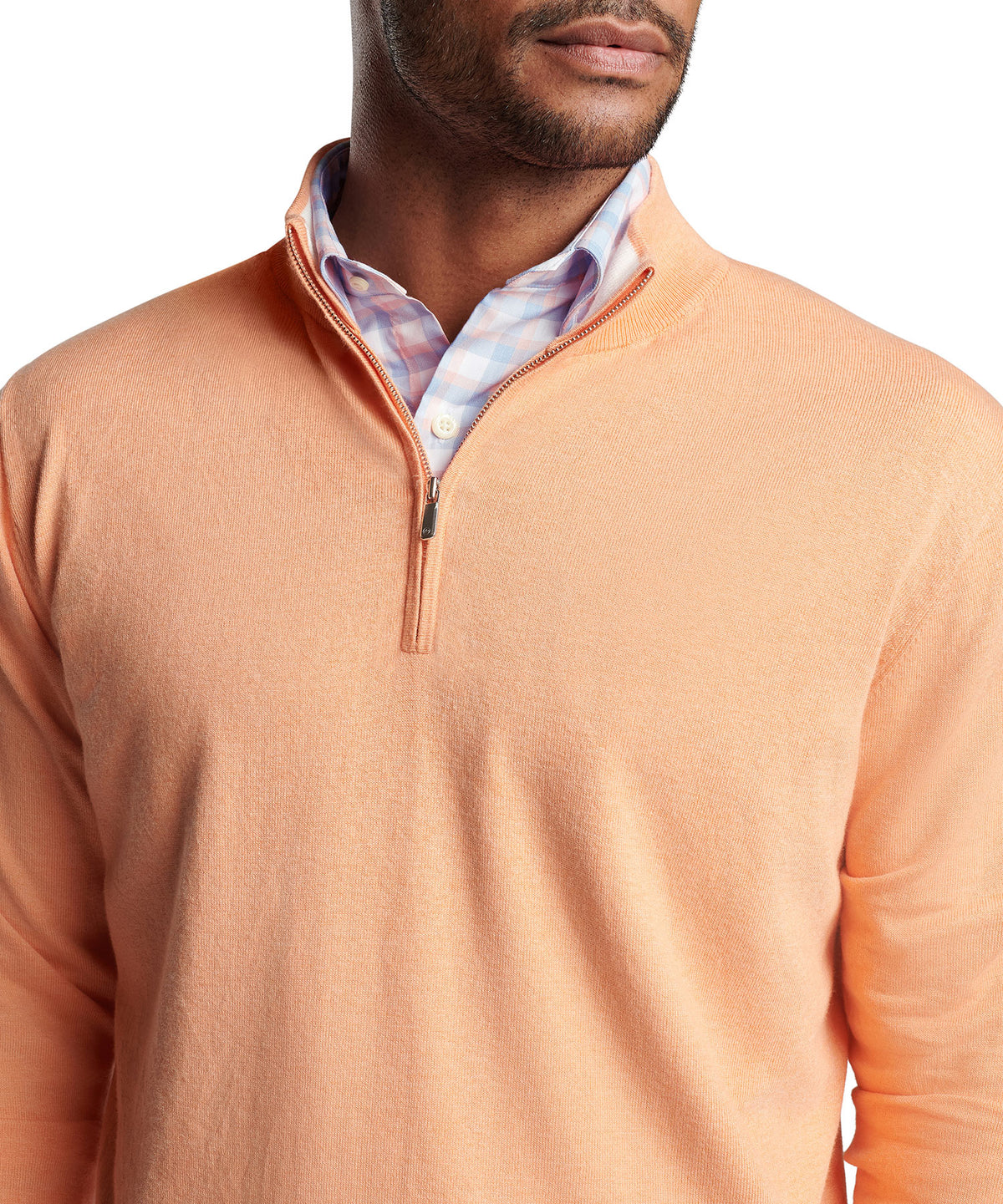 Maglione con zip a un quarto di Peter Millar Whitaker, Men's Big & Tall