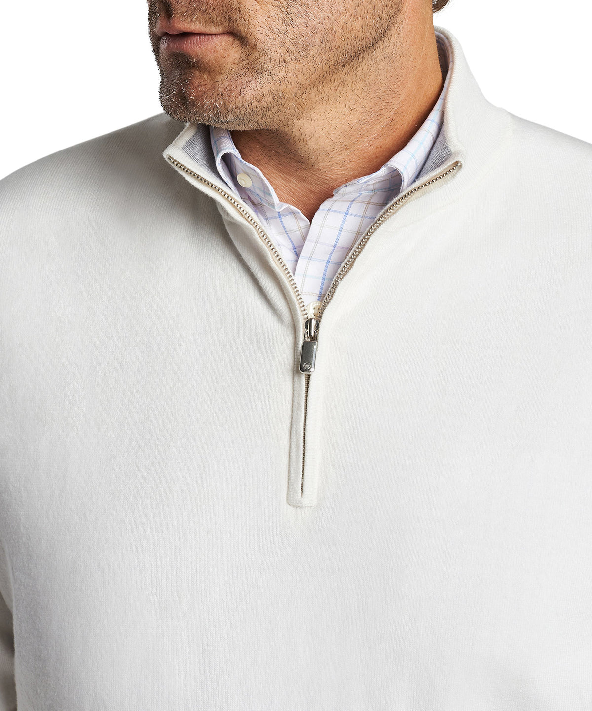 Maglione con zip a un quarto di Peter Millar Whitaker, Men's Big & Tall